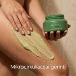 Kūno kremas ir šveitiklis su dumbliais ir matcha + Ekologiška MATCHA (100 g) ir šluotelė - Image 7
